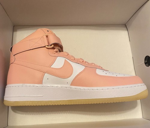 Nike Air Force 1 '07 High Shoes White / Arctic Orange Custom Mens SIZE 12.5 - Picture 3 of 3