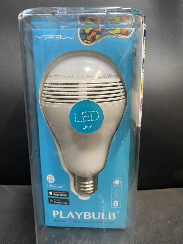 Mipow PLAYBULB Bluetooth Wireless Smart LED Speaker Light Bulb E27/26, BRAND NEW - Image 2 of 3