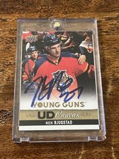 Nick Bjugstad IP Signed UD Young Guns Canvas Card Psa Dna Coa Panthers