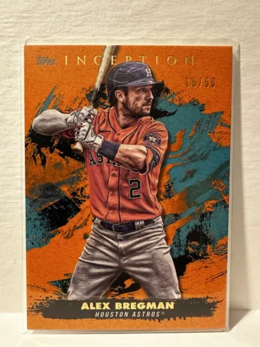 2021 Topps Inception - Orange #38 Alex Bregman /50