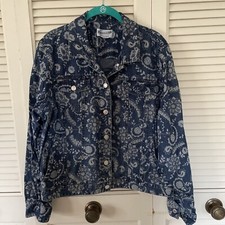 PENDLETON BLUE DENIM PAISLEY JACKET