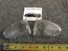 New Pair Of Replacement 1951 51 Chevrolet Front Park Light Lens Covers 