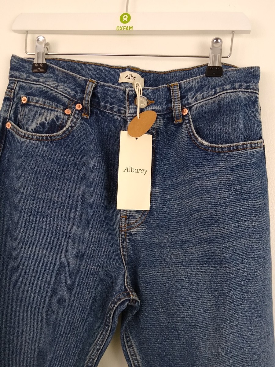 Albaray Women's Jeans Size 12 Blue 90's Straight Leg NEW F2 UK