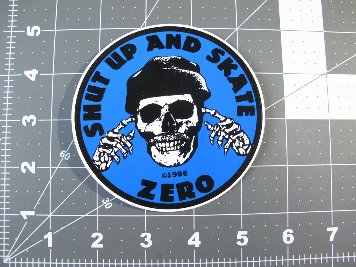 vtg 1990s 2000s Zero skateboard sticker - deck graphics, Cole