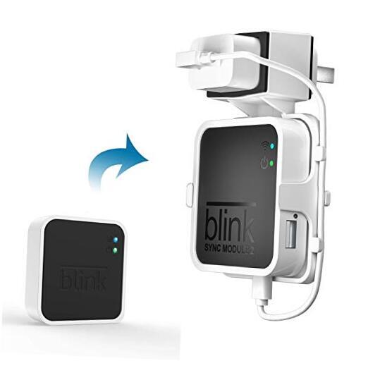 Outlet Wall Mount for Blink Sync Module 2, Simple Mounting 1-Pack White-image