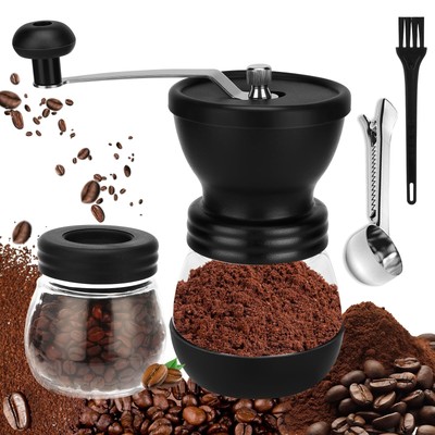 Tragbare manuelle Kaffeemühle Handmühlen Edelstahlgriff Liv...