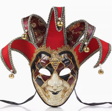 Creative clown mask Halloween horror atmosphere dress mask party decoration