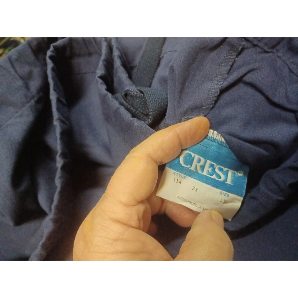 Crest Women's Scrub Bottoms 5XL Navy Blue - Image 4 of 4