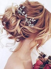 Wedding Hair Pins 3 Pcs Wedding Decorative Hair Pins Rhinestones Crystal Updo