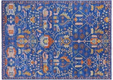 10' 3" X 14' 0" Heriz Serapi Handmade Wool Rug - Q20191