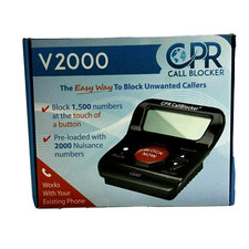 CPR Call Blocker V2000 Pre-Programmed with 2000 Scam Telemarketer Numbers