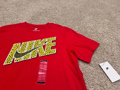 nike red cheetah print shirt