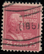 USA - 1938 - Presidential Issue - William McKinley - 25¢ - #3751