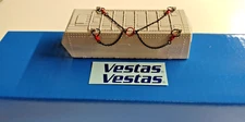 3D Printed Vestas Turbine Load w/Float On Decals Authentic Vestas Gray. 1/87th