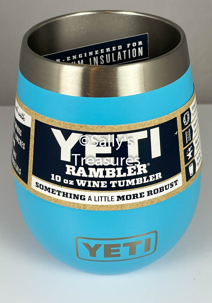 希少カラー？YETI 10oz Wine Tumbler ブルー　2個 YETI Rambler® Wine Tumbler 10oz