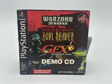 Warzone 2100 Soul Reaver Gex 3 PS1 Eidos Demo Disc Vol 4 CIB Not For Resale