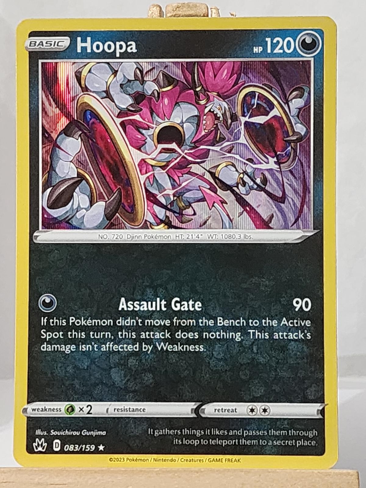 Hoopa 083/159 Holo Rare Crown Zenith Pokemon Near Mint