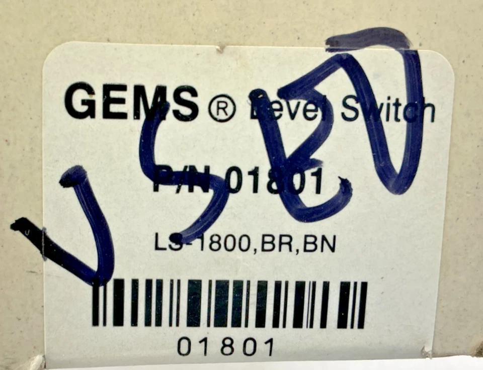 Gems Sensors 01801 Ser LS-1800 Level Switch 20VA 120/240VAC - Image 2 of 4