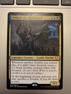 Wilhelt, the Rotcleaver Commander: Innistrad: Midnight Hunt Regular