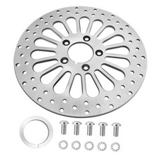 Brushed 11.5" Front Harley Break Rotor - Compatible with 11.5" Front