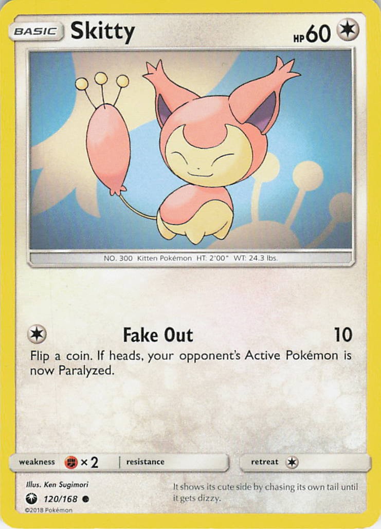 Skitty Common SM - Celestial Storm 120/168 NM
