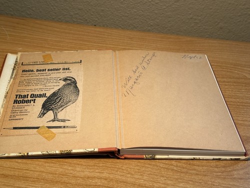That Quail, Robert by Margaret A. Stanger, Drawings by Cathy Baldwin, Signed! - Foto 6 di 11