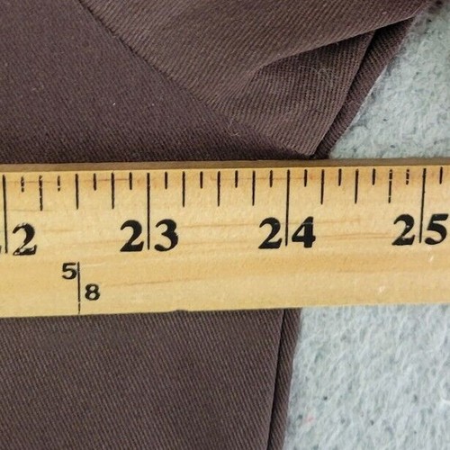 Dickies Shirt Size L Brown Dark Button Up Short Sleeve Workwear Casual - Picture 8 of 9