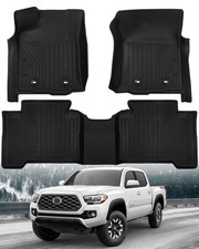 Floor Mats for Toyota Tacoma 2016-2023 Only for Double Cab and Automatic Al...