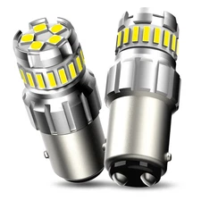 USA 6500K White 1157 BAY15D 2057 LED Reverse BackUp Light Signal Turn Light A