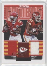 2018 Panini Classics Classic Combos Tyreek Hill Kareem Hunt #7 5kz