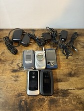 Vintage Cell Phone Lot  Samsung, LG, Motorola Flip / Slide With Chargers As Is