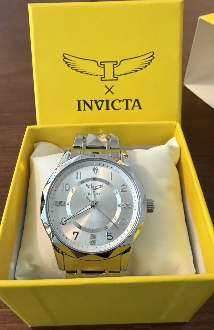 Invicta Men's Watch Specialty I by Invicta White Dial Silver Tone Bracelet 69026