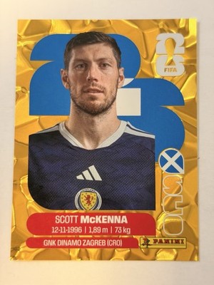 Anthony Ralston Gold Crumple 2026 Panini World Cup Sticker Scotland #SCO9