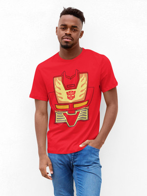 Transformers Optimus Prime Hot Rod Cosplay Hasbro Offizielles Herren T-Shirt