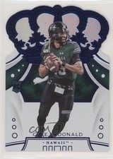 2020 Panini Chronicles Draft Picks Crown Royale Mirror Blue Cole McDonald 1x9