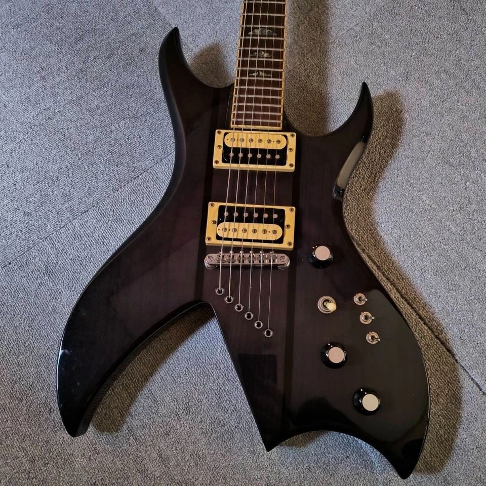 B.C. Rich BC Rich Bich Electric Guitar See-through black Used From Japan Edition - Image 2 of 4