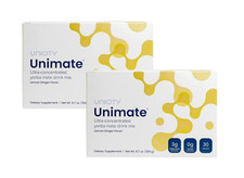Unicity Unimate Lemon Ginger Drink Mix, 30 Sachets Pack of 2, Total 60 Servings
