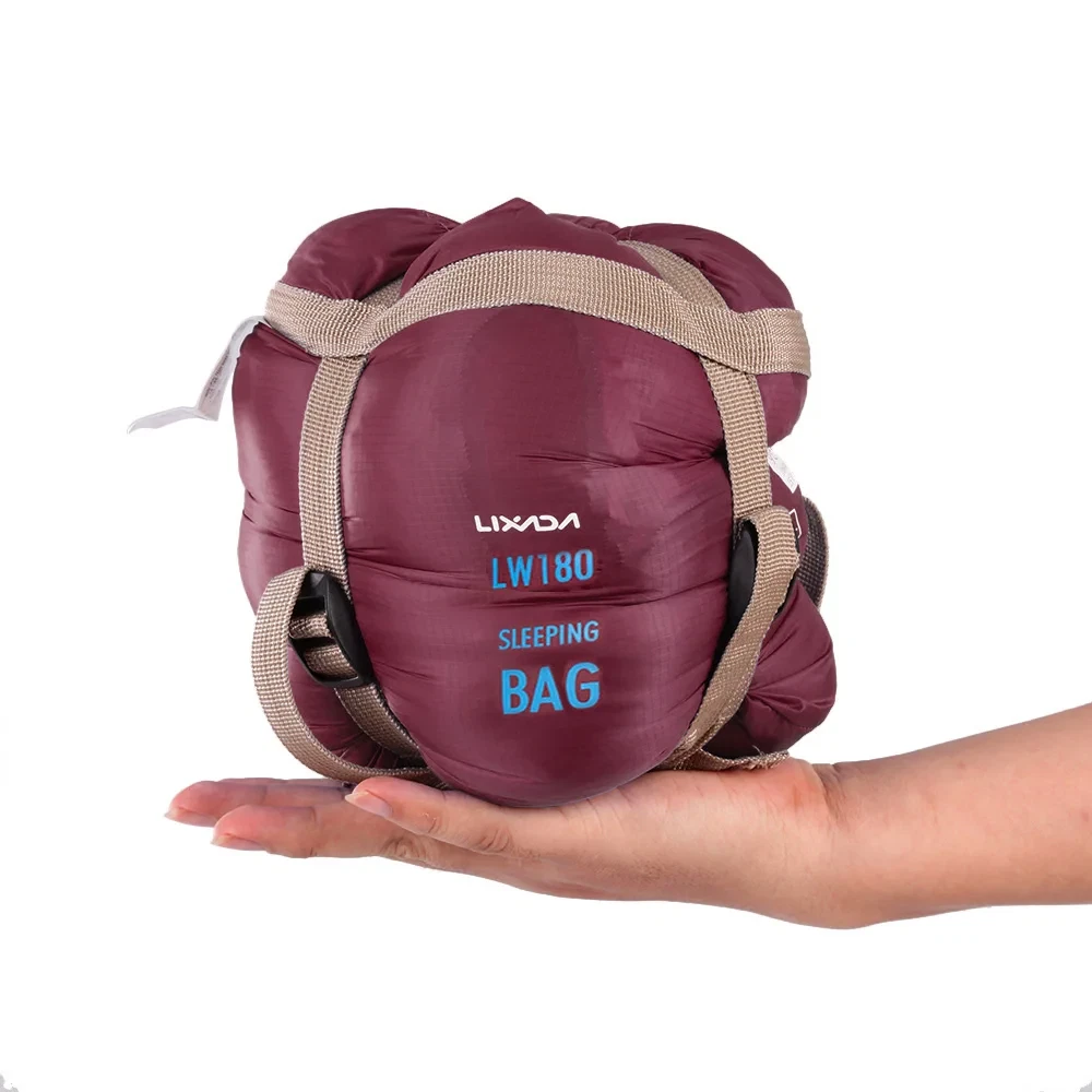 LIXADA 190*75Cm Envelope Sleeping Bag Adult Camping Outdoor Mini Walking Beach S