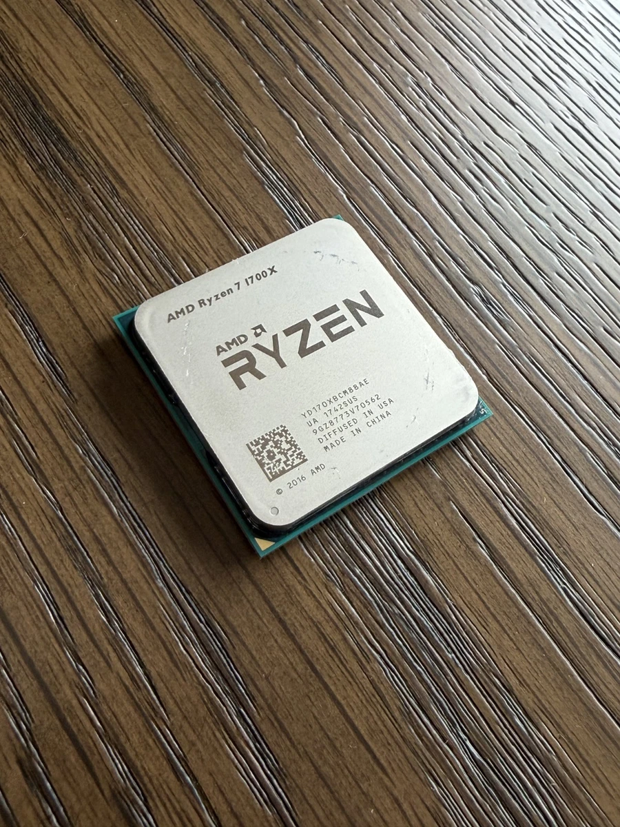 AMD Computer AMD Ryzen 7 1700X Processor Model 8 Single Core