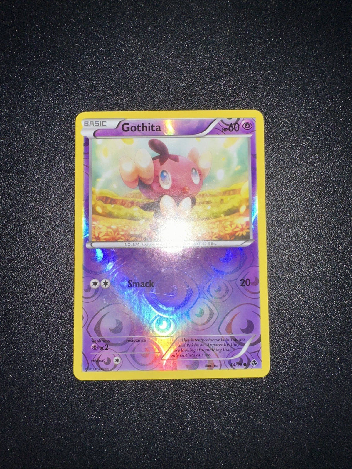 Pokémon TCG Gothita 44/98 Emerging Powers Reverse Holo NM/VLP