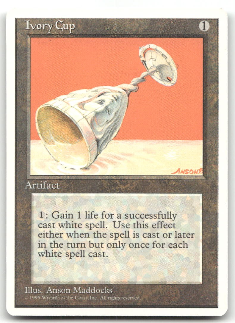 Ivory Cup (MP) Fourth Edition 4ED Magic MTG