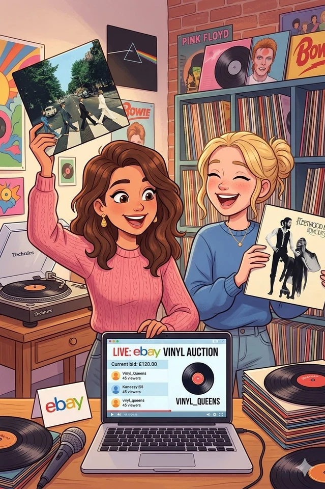 Spin & Bid: Vinyl Records Auction! 50 unique gems for vinyl enthusiasts 💿