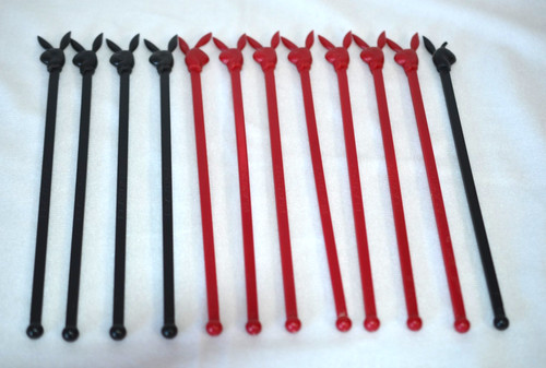 Vintage Playboy Club Cocktail Swizzle Sticks - Lot of 12