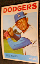 1964 TOPPS BASEBALL SET. #411 Lee Walls, Los Angeles Dodgers, EX