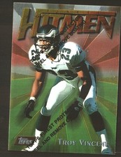 1997 Topps Finest #71 - Troy Vincent - Philadelphia Eagles  97-552