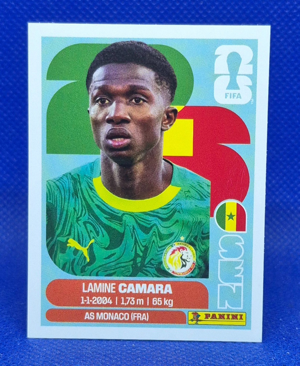 2026 Panini FIFA World Cup Sticker Lamine Camara #SEN 14 - Senegal