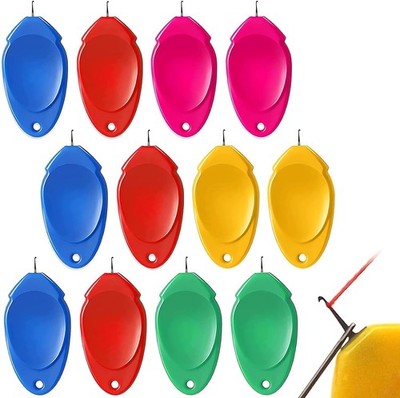 12PCS Needle Threader for Hand Sewing Plastic Wire Hook Simple Threader for Need