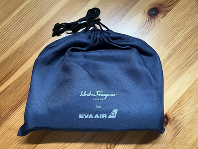 Eva Air| Salvatore Ferragamo Royal Laurel Class Amenity Kit (Soft Case) | New