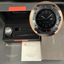 Hamilton Khaki Navy BelowZero Automatic 1000m Diver Watch H785850 Full Set Box