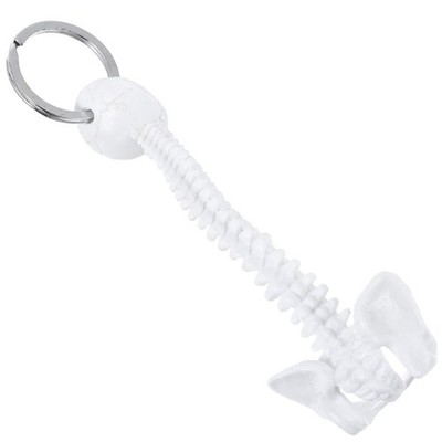 Unique Human Vertebral Column Keychain Unique Spine Pendant Key Charm